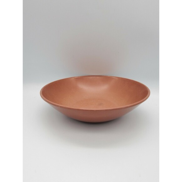 Melmac Eagle Logo Brown Serving Bowl #2 8.5" Diameter Plastic Dish - Picture 8 of 12